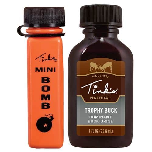 Tinks W6197 Trophy Buck Deer Attractant Buck Urine Scent 1 oz Includes Mini Bomb Tinks W6197 Trophy Buck Deer Attractant Buck Urine Scent 1 oz Includes Mini Bomb
