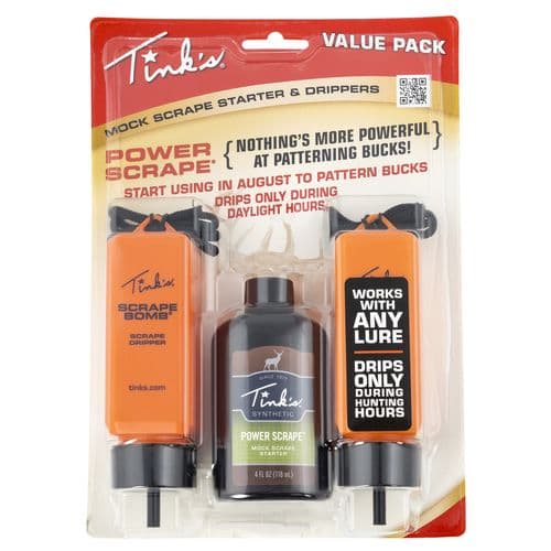 Tinks W5945 Power Scrape Value Pack Deer Attractant Mock Scrape Scent 4 oz Dripper 2 pk Tinks W5945 Power Scrape Value Pack Deer Attractant Mock Scrape Scent 4 oz Dripper 2 pk