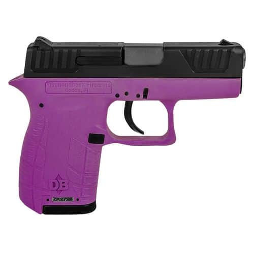Diamondback DB0100E111 G4 380 ACP 6+1 2" Stainless Steel Barrel, Black Serrated Slide, Pink Polymer Frame w/Beavertail, Pink Polymer Grips Diamondback DB0100E111 G4 380 ACP 6+1 2" Stainless Steel Barrel, Black Serrated Slide, Pink Polymer Frame w/Beavertail, Pink Polymer Grips