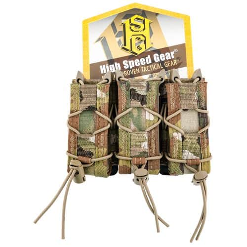 High Speed Gear 11PT03MC TACO Mag Pouch Triple MultiCam Nylon MOLLE Compatible w/ Pistol High Speed Gear 11PT03MC TACO Mag Pouch Triple MultiCam Nylon MOLLE Compatible w/ Pistol