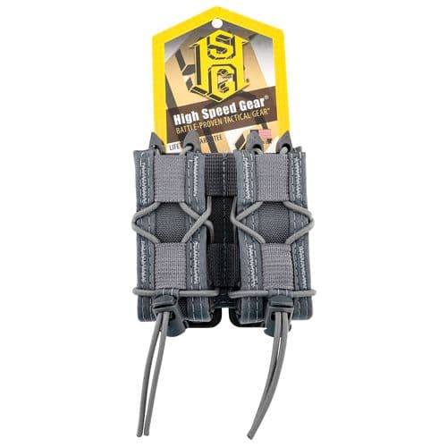 High Speed Gear 11PT02WG TACO Mag Pouch Double Wolf Gray Nylon MOLLE Compatible w/ Pistol High Speed Gear 11PT02WG TACO Mag Pouch Double Wolf Gray Nylon MOLLE Compatible w/ Pistol