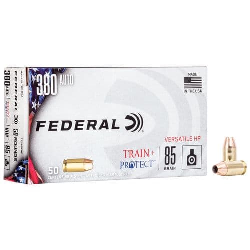 Federal TP38VHP1 Train + Protect 38 Special 158 gr Versatile Hollow Point (VHP) 50 Per Box/10 Cs Federal TP38VHP1 Train + Protect 38 Special 158 gr Versatile Hollow Point (VHP) 50 Per Box/10 Cs