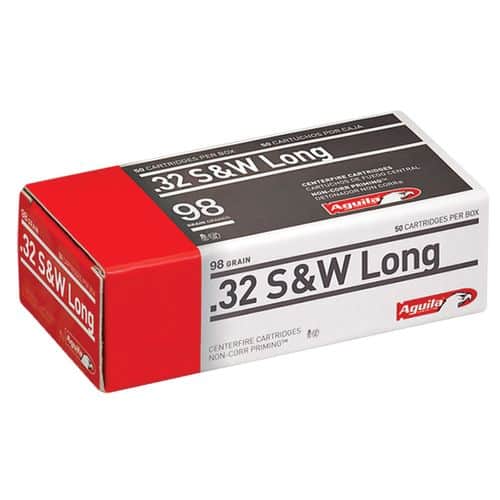 Aguila 1E322340 Target & Range Handgun 32S&W Long 98gr Lead Round Nose 50 Per Box Aguila 1E322340 Target & Range Handgun 32S&W Long 98gr Lead Round Nose 50 Per Box