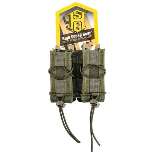 High Speed Gear 11PT02OD TACO Mag Pouch Double OD Green Nylon MOLLE Compatible w/ Pistol High Speed Gear 11PT02OD TACO Mag Pouch Double OD Green Nylon MOLLE Compatible w/ Pistol