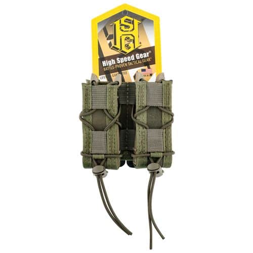 High Speed Gear 11PT02OD TACO Mag Pouch Double OD Green Nylon MOLLE Compatible w/ Pistol High Speed Gear 11PT02OD TACO Mag Pouch Double OD Green Nylon MOLLE Compatible w/ Pistol