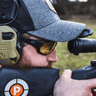 Walker's IKON Vector Amber Ballistic Shooting Glasses sighting in rifle Walker's IKON Vector Amber Ballistic Shooting Glasses sighting in rifle