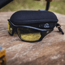 Walker's IKON Vector Amber Ballistic Shooting Glasses with carrying case Walker's IKON Vector Amber Ballistic Shooting Glasses with carrying case
