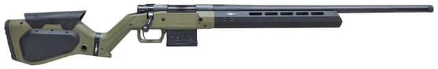 Howa HHERA65CHBODG M1500 Hera 6.5 Creedmoor 5+1 24" Heavy Threaded Barrel, Black Rec, OD Green & Black Hera H7 Chassis Stock Howa HHERA65CHBODG M1500 Hera 6.5 Creedmoor 5+1 24" Heavy Threaded Barrel, Black Rec, OD Green & Black Hera H7 Chassis Stock