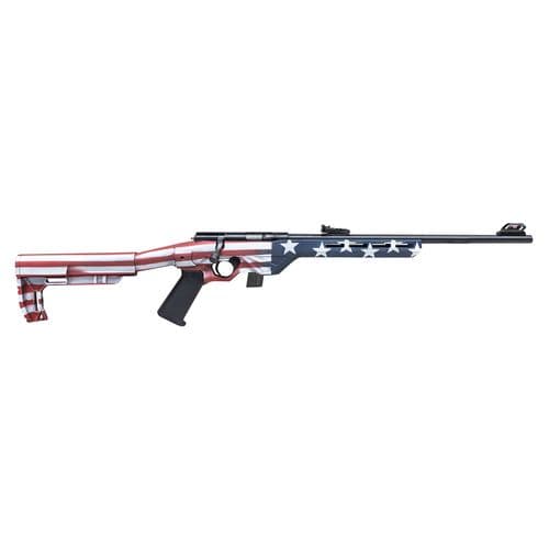 Citadel - CIT22LRBLTUSA Trakr 22 LR 10+1 18" Blued Steel Barrel & Receiver, American Flag Synthetic Stock Citadel - CIT22LRBLTUSA Trakr 22 LR 10+1 18" Blued Steel Barrel & Receiver, American Flag Synthetic Stock