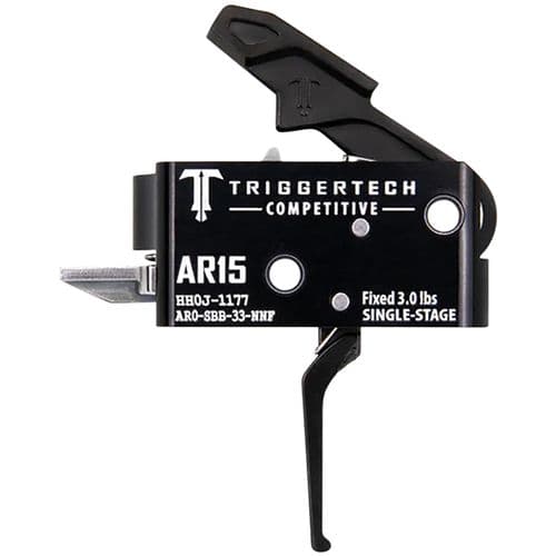 TriggerTech AR0SBB33NNF Competitive Flat Single-Stage 3 lbs Fixed for AR-15 TriggerTech AR0SBB33NNF Competitive Flat Single-Stage 3 lbs Fixed for AR-15