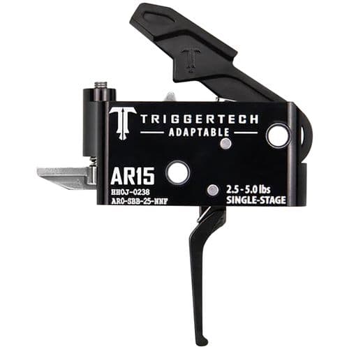 TriggerTech AR0SBB25NNF Adaptable Flat Single-Stage 2.5-5.0 lbs Adjustable for AR-15 TriggerTech AR0SBB25NNF Adaptable Flat Single-Stage 2.5-5.0 lbs Adjustable for AR-15
