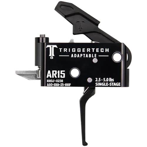 TriggerTech AR0SBB25NNF Adaptable Flat Single-Stage 2.5-5.0 lbs Adjustable for AR-15 TriggerTech AR0SBB25NNF Adaptable Flat Single-Stage 2.5-5.0 lbs Adjustable for AR-15