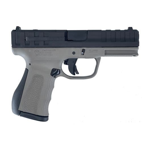 Citadel - CITCP9GRY Centurion CP9 Compact Frame 9mm Luger 14+1, 4" Black Steel Barrel, Optic Ready/Serrated Steel Slide, Gray Polymer Frame & Grip Citadel - CITCP9GRY Centurion CP9 Compact Frame 9mm Luger 14+1, 4" Black Steel Barrel, Optic Ready/Serrated Steel Slide, Gray Polymer Frame & Grip