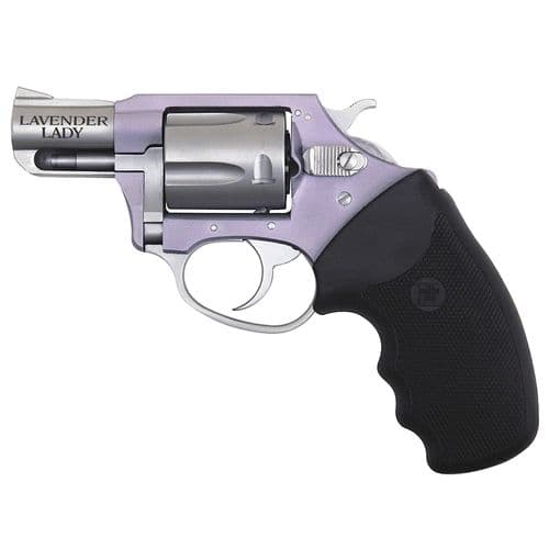 Charter Arms 53849 Undercover Lite Chic Lady 38 Special 5rd Shot 2" High Polished Stainless Lavender Aluminum Frame Black Finger Grooved Rubber Grip Charter Arms 53849 Undercover Lite Chic Lady 38 Special 5rd Shot 2" High Polished Stainless Lavender Aluminum Frame Black Finger Grooved Rubber Grip