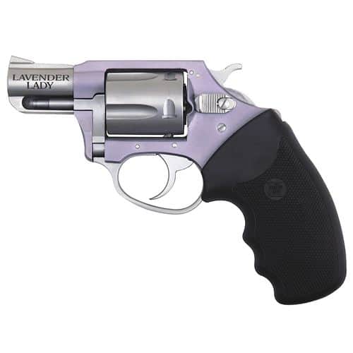 Charter Arms 53849 Undercover Lite Chic Lady 38 Special 5rd Shot 2" High Polished Stainless Lavender Aluminum Frame Black Finger Grooved Rubber Grip Charter Arms 53849 Undercover Lite Chic Lady 38 Special 5rd Shot 2" High Polished Stainless Lavender Aluminum Frame Black Finger Grooved Rubber Grip