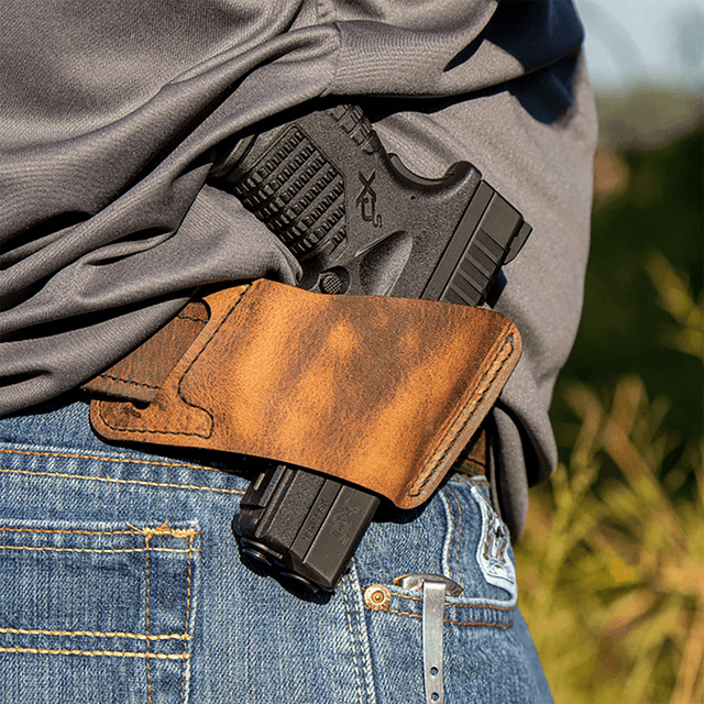 Versacarry 12102 Arma OWB Size 02 Brown Leather Belt Slide Versacarry 12102 Arma OWB Size 02 Brown Leather Belt Slide