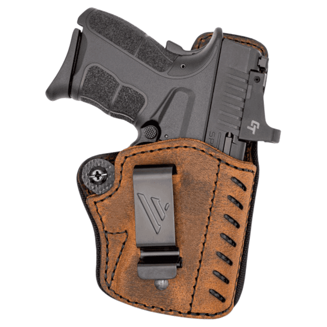 Versacarry CFD2111 Comfort Flex Deluxe IWB Size 01 Leather Belt Clip Right Hand Versacarry CFD2111 Comfort Flex Deluxe IWB Size 01 Leather Belt Clip Right Hand
