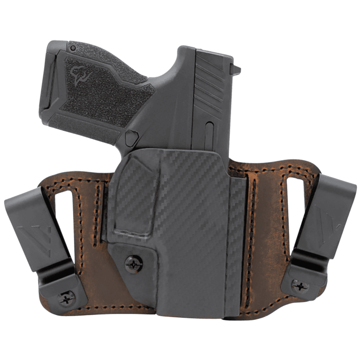 Versacarry INS201G19 Insurgent Deluxe IWB/OWB Brown Polymer Belt Clip Fits Glock 19 Right Hand Versacarry INS201G19 Insurgent Deluxe IWB/OWB Brown Polymer Belt Clip Fits Glock 19 Right Hand