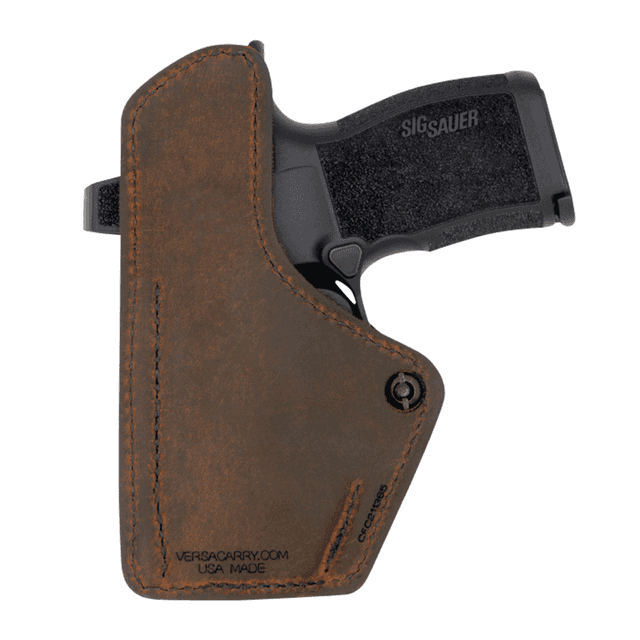 Versacarry 1CC2621P365 Compound Custom IWB Brown Polymer Belt Clip Fits Sig P365 Right Hand Versacarry 1CC2621P365 Compound Custom IWB Brown Polymer Belt Clip Fits Sig P365 Right Hand