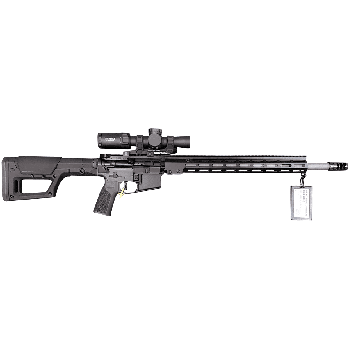 Geissele Automatics 08379LB GFR Stratomatch 6mm ARC AR-15 Rifle Geissele Automatics 08379LB GFR Stratomatch 6mm ARC AR-15 Rifle