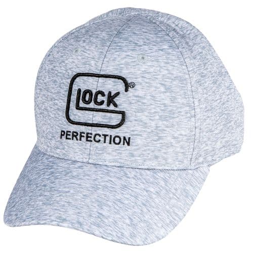 Glock AS10072 Space Dye Solar Snapback Hat, Heather Gray, Embroidered Glock Perfection Logo Glock AS10072 Space Dye Solar Snapback Hat, Heather Gray, Embroidered Glock Perfection Logo