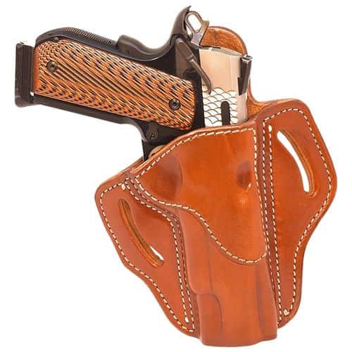 1791 Gunleather ORBH1SCBRR BH1S Optic Ready OWB Classic Brown Leather Belt Slide Fits 1911 Fits 3.5-4.25" Barrel Right Hand 1791 Gunleather ORBH1SCBRR BH1S Optic Ready OWB Classic Brown Leather Belt Slide Fits 1911 Fits 3.5-4.25" Barrel Right Hand