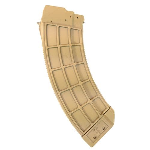 US Palm MA693A Standard 30rd 7.62x39mm For AK-47, Flat Dark Earth Polymer w/Stainless Steel Latch US Palm MA693A Standard 30rd 7.62x39mm For AK-47, Flat Dark Earth Polymer w/Stainless Steel Latch