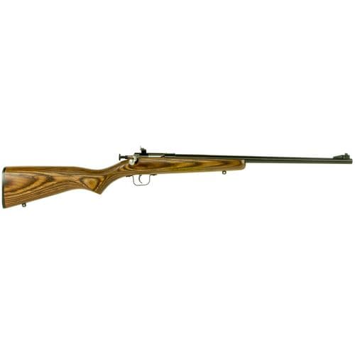 Crickett KSA2255 Single Shot Bolt 22 Long Rifle (LR) 16.12" 1 Laminate Brown Stk Blued Crickett KSA2255 Single Shot Bolt 22 Long Rifle (LR) 16.12" 1 Laminate Brown Stk Blued