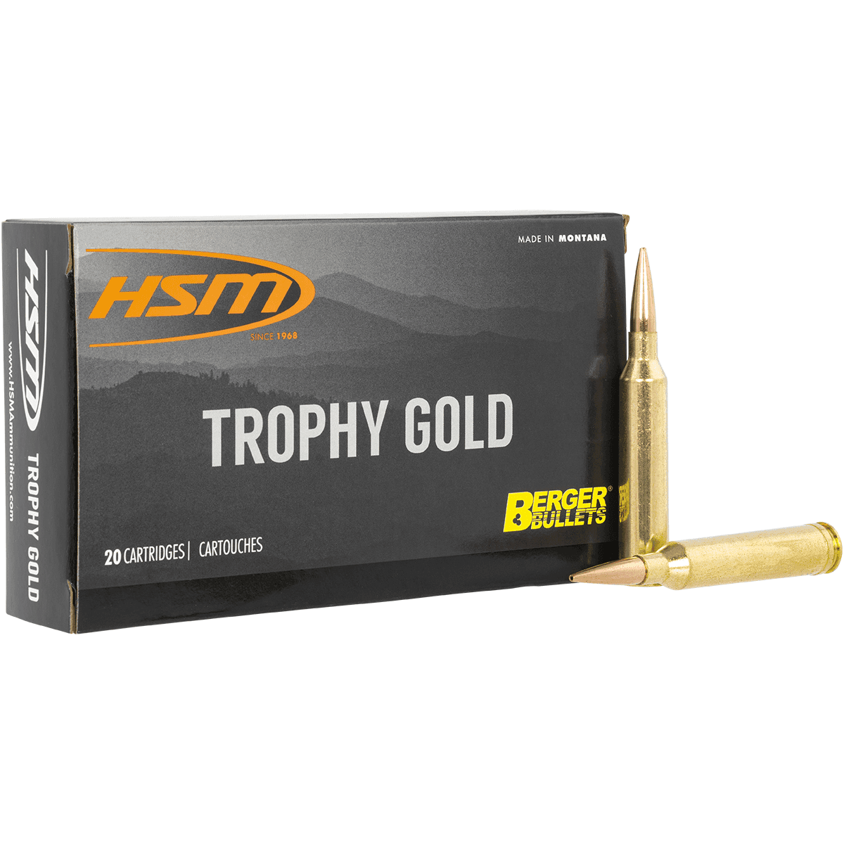 HSM 65X284130VLD Trophy Gold 6.5x284 Norma 130 gr Berger Hunting VLD Match (BHVLDM) 20 Bx/25 Cs HSM 65X284130VLD Trophy Gold 6.5x284 Norma 130 gr Berger Hunting VLD Match (BHVLDM) 20 Bx/25 Cs