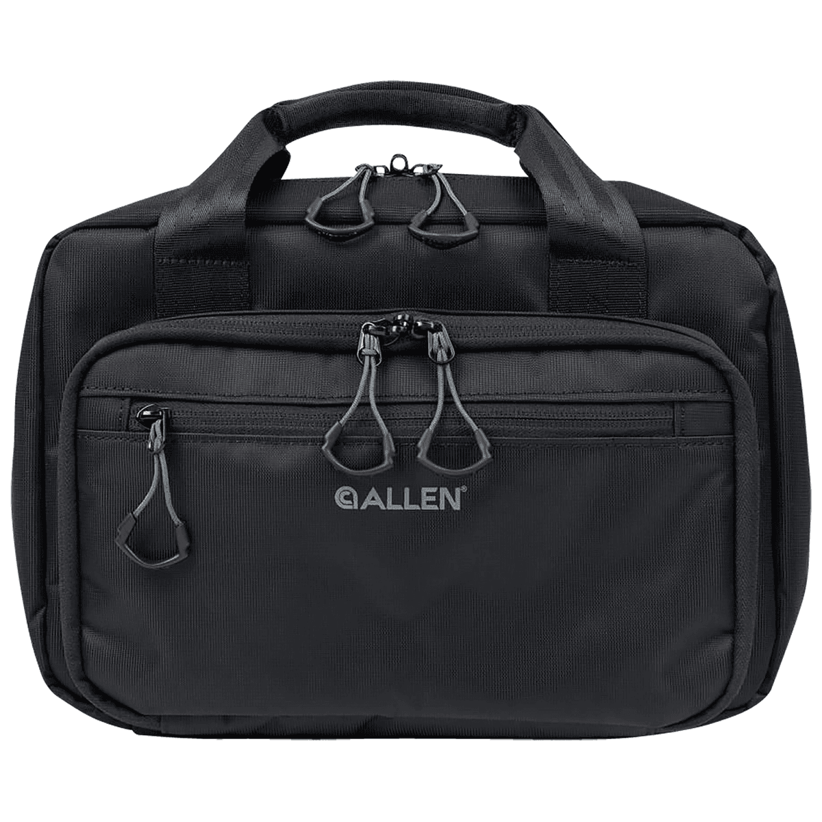 Allen 3639 Double Pistol Bag Black Nylon Holds 2 Handguns Allen 3639 Double Pistol Bag Black Nylon Holds 2 Handguns