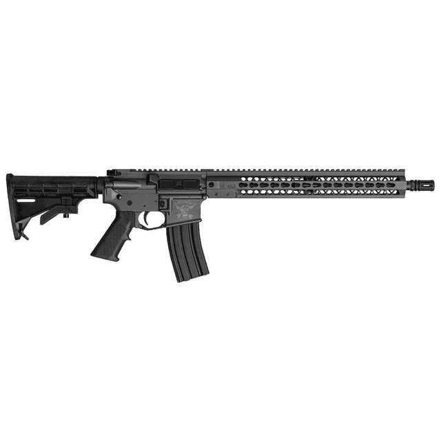 Brigade Manufacturing Makasi 5.56 AR-15 Rifle 16" Quad Rail Tungsten Brigade Manufacturing Makasi 5.56 AR-15 Rifle 16" Quad Rail Tungsten