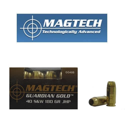 Magtech .40 S&W Ammunition 20 Rounds, JHP, 180 Grains Magtech .40 S&W Ammunition 20 Rounds, JHP, 180 Grains
