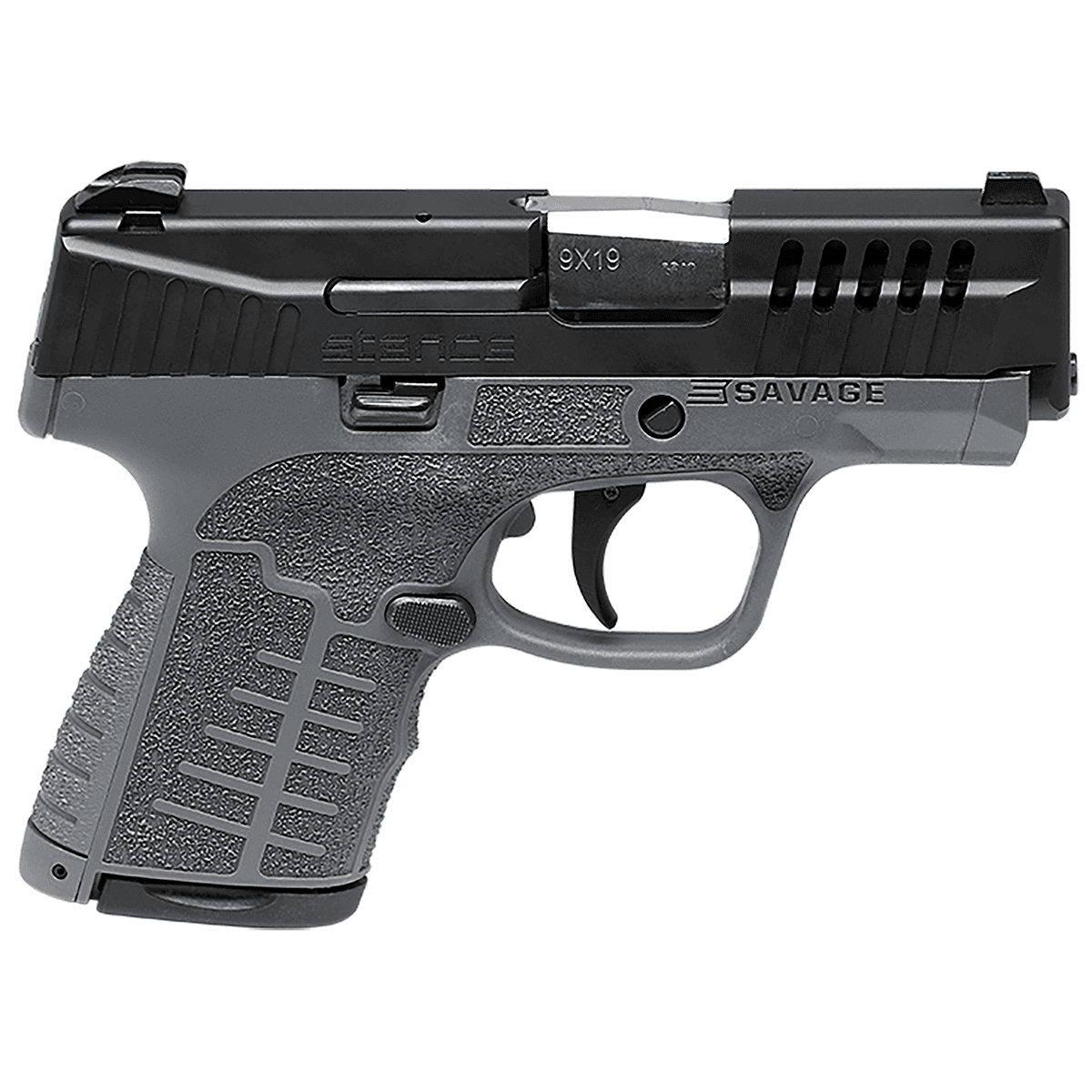 Savage Arms 67011 Stance Gray 9mm Pistol No Manual Safety with Night Sights Savage Arms 67011 Stance Gray 9mm Pistol No Manual Safety with Night Sights
