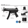 HK 81000481 SP5K PDW 9mm Luger Caliber with 5.83" Barrel, 30+1 Capacity, Black Metal Finish, No Stock (Sling Mount), Black Polymer Grip Right Hand HK 81000481 SP5K PDW 9mm Luger Caliber with 5.83" Barrel, 30+1 Capacity, Black Metal Finish, No Stock (Sling Mount), Black Polymer Grip Right Hand