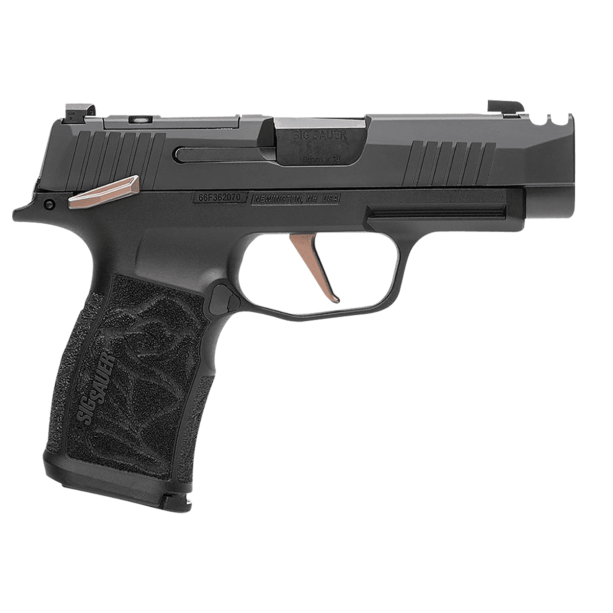 Sig Sauer 365XL9ROSEMS10 P365XL Rose 9mm Compensated/Optic Ready/Serrated w/"Rose" Engraved Slide Handgun Sig Sauer 365XL9ROSEMS10 P365XL Rose 9mm Compensated/Optic Ready/Serrated w/"Rose" Engraved Slide Handgun