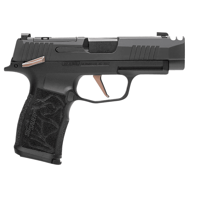 Sig Sauer 365XL9ROSEMS10 P365XL Rose 9mm Compensated/Optic Ready/Serrated w/"Rose" Engraved Slide Handgun Sig Sauer 365XL9ROSEMS10 P365XL Rose 9mm Compensated/Optic Ready/Serrated w/"Rose" Engraved Slide Handgun