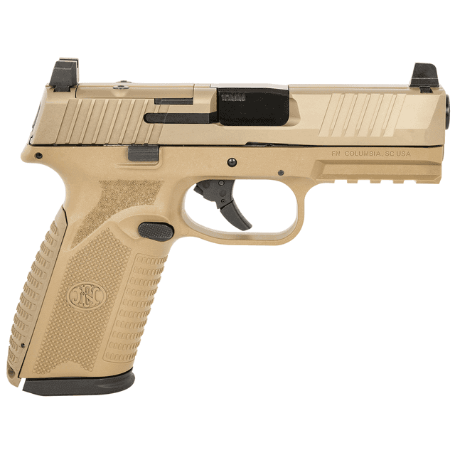 FN 66-101380 510 MRD Full Size 10mm Auto 15+1, 4.10" Black Target Crown Steel Barrel, Flat Dark Earth PVD Optic Cut FN 66-101380 510 MRD Full Size 10mm Auto 15+1, 4.10" Black Target Crown Steel Barrel, Flat Dark Earth PVD Optic Cut