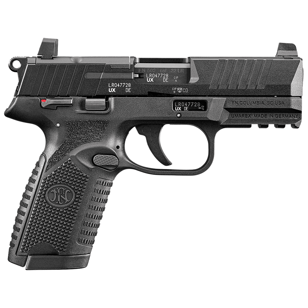 FN 66-101013 502 MRD Full Size Frame 22 LR 10+1, 4" Black Target Crown Steel Barrel, Black PVD Optic Ready FN 66-101013 502 MRD Full Size Frame 22 LR 10+1, 4" Black Target Crown Steel Barrel, Black PVD Optic Ready
