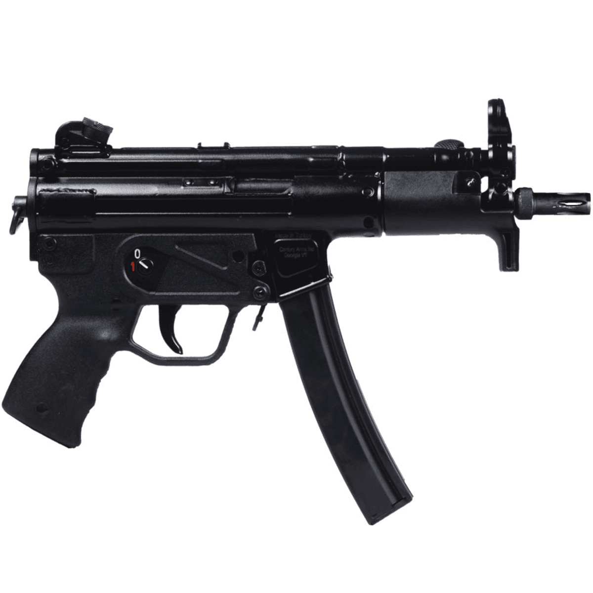 Century Arms HG6035ALN AP5 P CORE 9mm Luger 30+1 5.75" Threaded Barrel, Black, Stamped Metal Rec, Fixed Front/Drum Rear Sights, Includes Sling (1 Mag) Century Arms HG6035ALN AP5 P CORE 9mm Luger 30+1 5.75" Threaded Barrel, Black, Stamped Metal Rec, Fixed Front/Drum Rear Sights, Includes Sling (1 Mag)