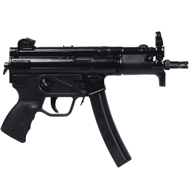 Century Arms HG6035ALN AP5 P CORE 9mm Luger 30+1 5.75" Threaded Barrel, Black, Stamped Metal Rec, Fixed Front/Drum Rear Sights, Includes Sling (1 Mag) Century Arms HG6035ALN AP5 P CORE 9mm Luger 30+1 5.75" Threaded Barrel, Black, Stamped Metal Rec, Fixed Front/Drum Rear Sights, Includes Sling (1 Mag)