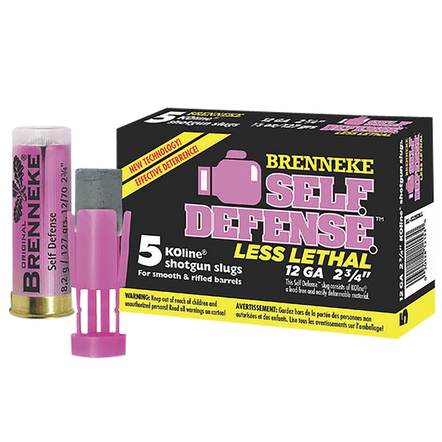Brenneke SL122SDLL Self Defense 12 Gauge 2.75" 1/3 oz Sabot Slug Shot 5 Per Box/ 50 Case Brenneke SL122SDLL Self Defense 12 Gauge 2.75" 1/3 oz Sabot Slug Shot 5 Per Box/ 50 Case