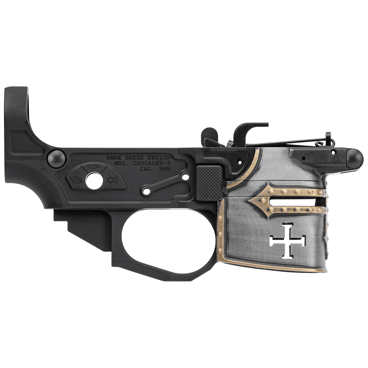 Spikes Tactical Rare Breed Crusader 9mm Stripped Lower Receiver AR-Platform Painted - STLB960PCH Spikes Tactical Rare Breed Crusader 9mm Stripped Lower Receiver AR-Platform Painted - STLB960PCH