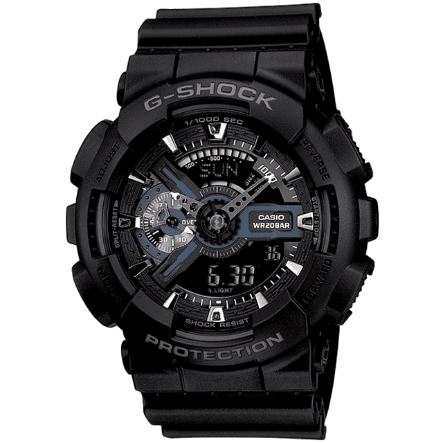 G-shock GA1101BCR G-Shock Tactical Black Stainless Steel Bezel 145-215mm G-shock GA1101BCR G-Shock Tactical Black Stainless Steel Bezel 145-215mm