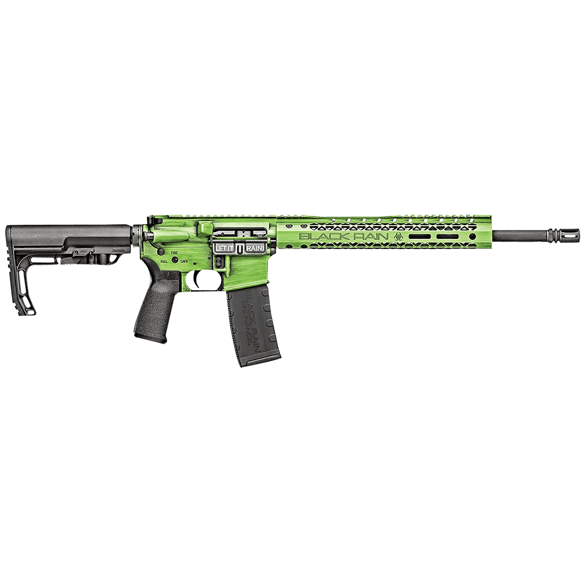 Black Rain Spec15 Fusion 5.56 Green Semi Automatic Rifle AR-15 Black Rain Spec15 Fusion 5.56 Green Semi Automatic Rifle AR-15