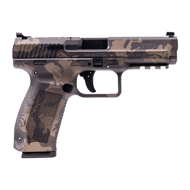 Canik HG4865WBN TP9SF Full Size Frame 9mm Luger 18+1 4.46" Black Nitride Match Grade Barrel, Woodland Bronze Camo Serrated Steel Slide & Polymer Frame w/Picatinny Rail, Black Interchangeable Backstrap Grip Canik HG4865WBN TP9SF Full Size Frame 9mm Luger 18+1 4.46" Black Nitride Match Grade Barrel, Woodland Bronze Camo Serrated Steel Slide & Polymer Frame w/Picatinny Rail, Black Interchangeable Backstrap Grip