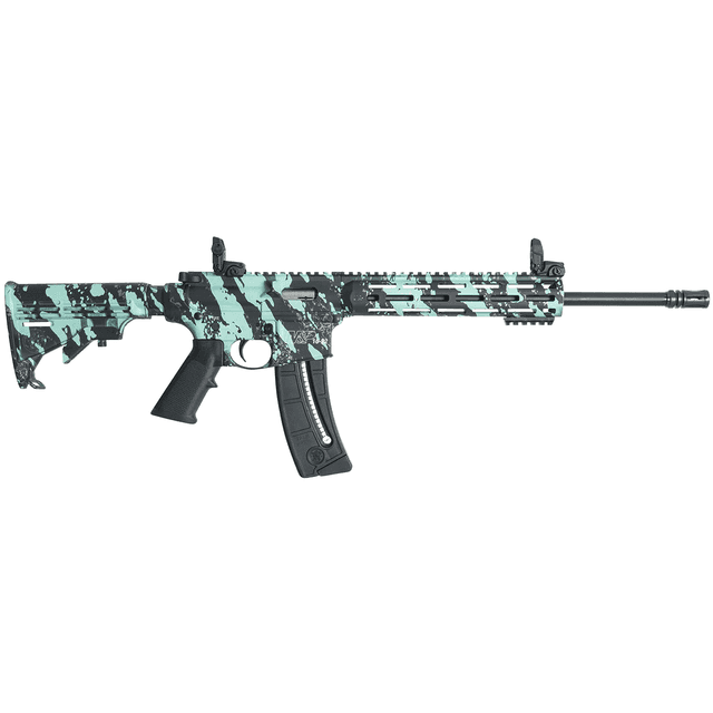 Smith & Wesson M&P 15-22 Sport .22 LR Semi-Auto AR Style Rifle Blue Smith & Wesson M&P 15-22 Sport .22 LR Semi-Auto AR Style Rifle Blue