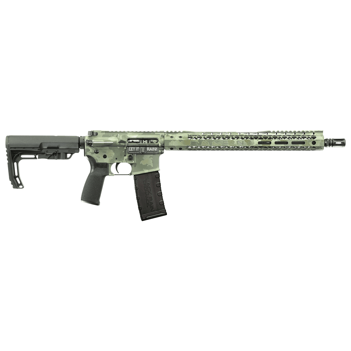 Black Rain Spec15 AR-15 5.56 Semi Automatic Rifle Jungle Camo Black Rain Spec15 AR-15 5.56 Semi Automatic Rifle Jungle Camo