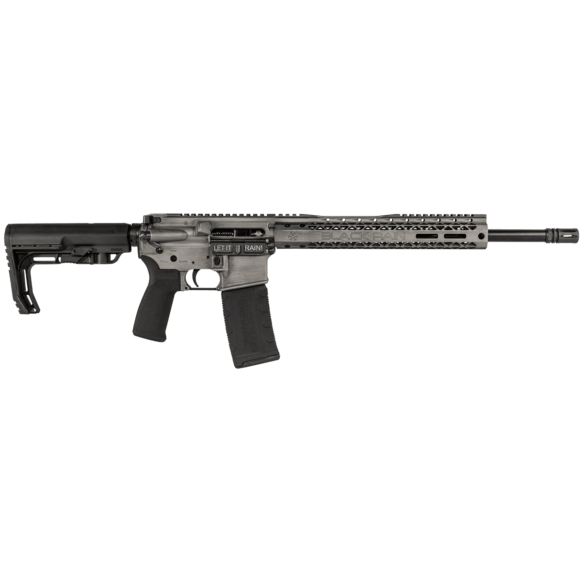 Black Rain Spec15 SSP 5.56 Titanium Battle-Worn Semi Automatic Rifle AR-15 Black Rain Spec15 SSP 5.56 Titanium Battle-Worn Semi Automatic Rifle AR-15