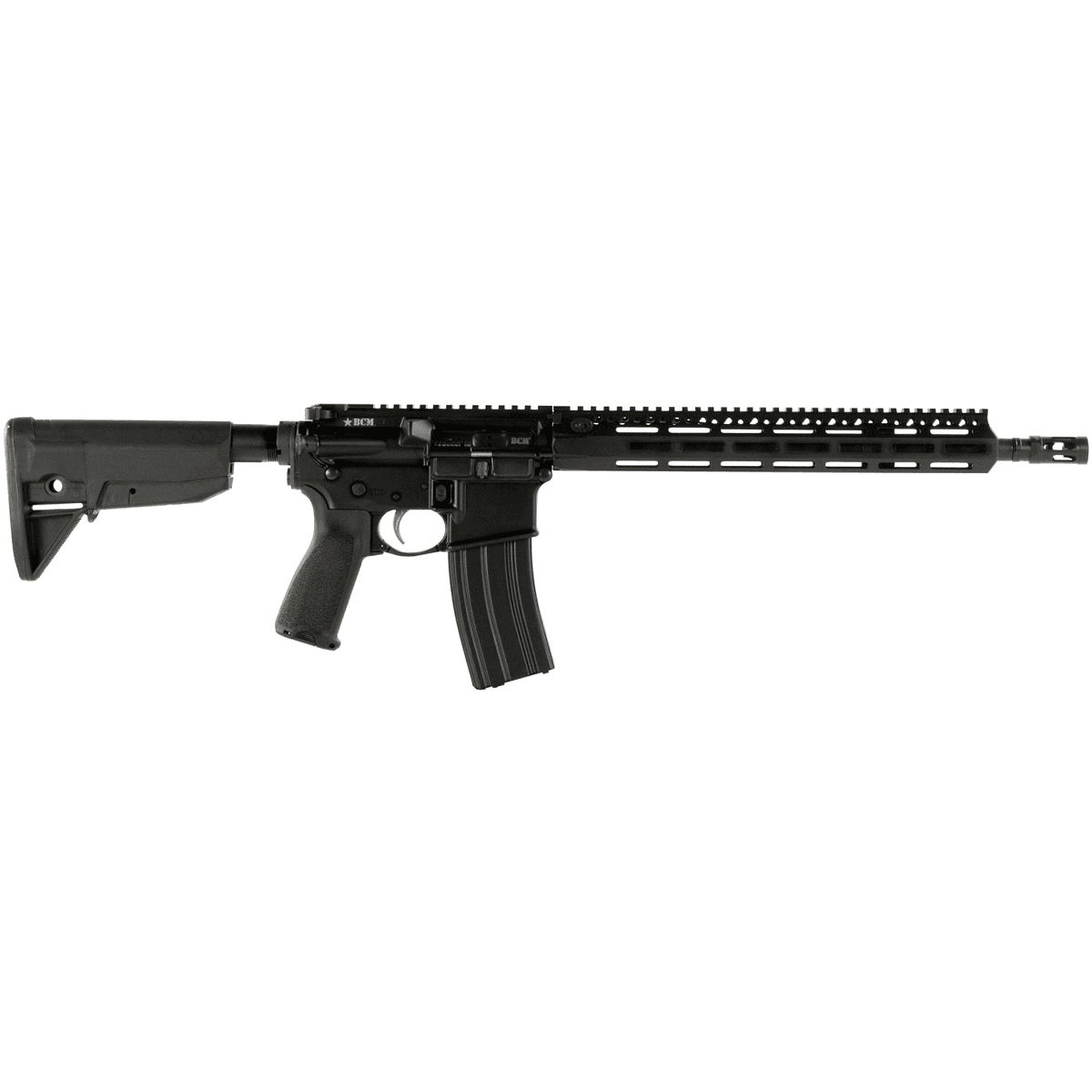 BCM 780750 RECCE-14 MCMR 223 Rem/5.56x45mm NATO 30+1 14.50" Steel Chrome Lined Barrel, Mod 3 Compensator, Anodized 7075-T6 Aluminum Receiver, Synthetic 6 Position Stock, Ambidextrous Safety BCM 780750 RECCE-14 MCMR 223 Rem/5.56x45mm NATO 30+1 14.50" Steel Chrome Lined Barrel, Mod 3 Compensator, Anodized 7075-T6 Aluminum Receiver, Synthetic 6 Position Stock, Ambidextrous Safety
