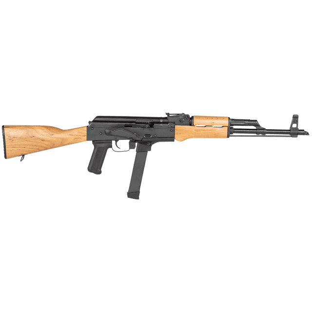 Century Arms RI3765N WASR 9mm Luger 33+1 16.25" Black Receiver Hardwood Stock Black Polymer Grip Right Hand Century Arms RI3765N WASR 9mm Luger 33+1 16.25" Black Receiver Hardwood Stock Black Polymer Grip Right Hand